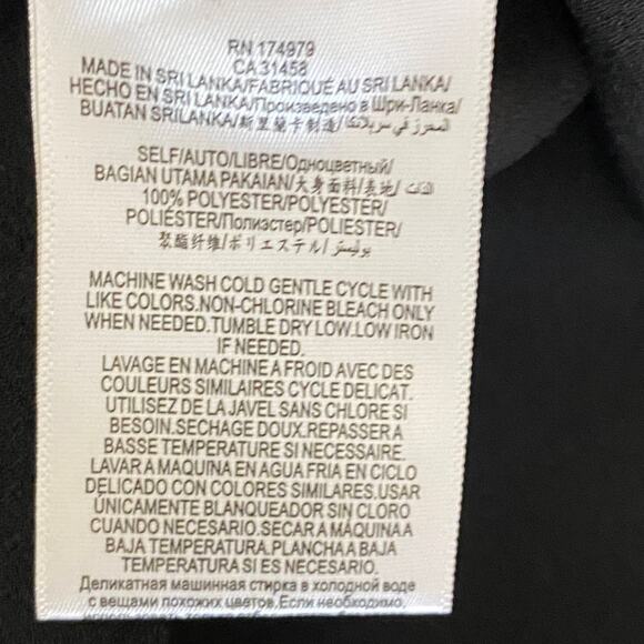 BCBGeneration Womens Black Ruffle A-Line Mini Skirt Size 4 Career Office - Picture 6 of 7